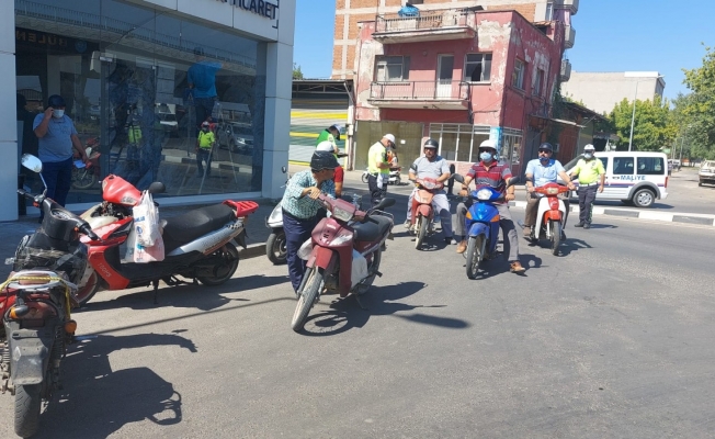 Salihli’de motosiklet denetimleri aralıksız sürüyor