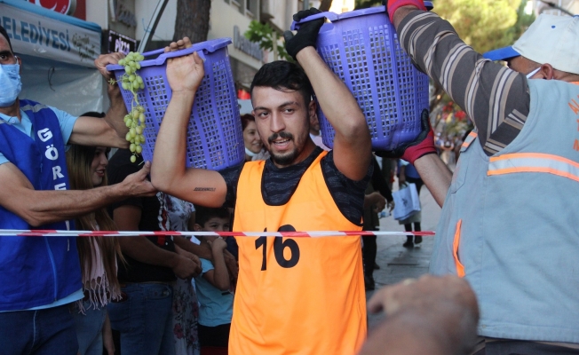 ’Alaşehir Kelter çekme’ yarışmasında renkli görüntüler