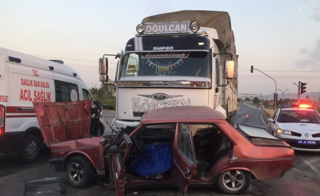 Alaşehir’de trafik kazası: 1 ölü, 3 yaralı