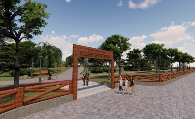 Soma’da Bülent Ecevit Parkı yenileniyor