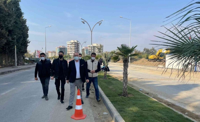 Başkan Ergün, prestij cadde düzenlemelerini inceledi