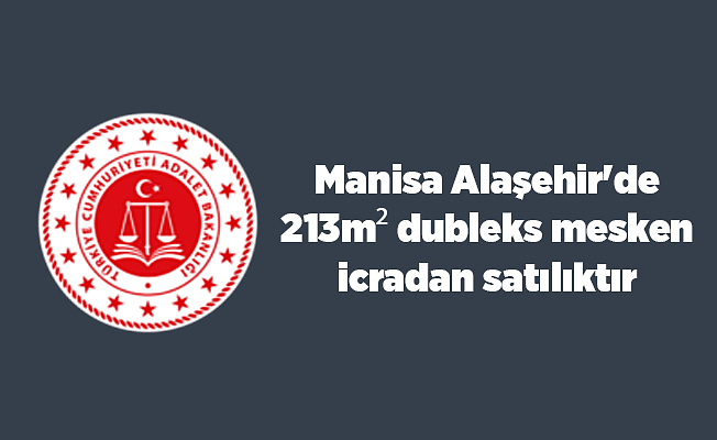 Manisa Alaşehir'de 213m² dubleks mesken icradan satılıktır