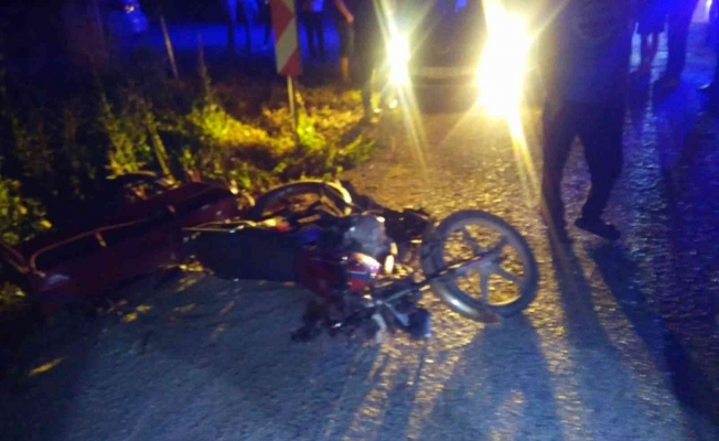 Manisa’da otomobil sepetli motosiklete çarptı: 1 ölü, 3 yaralı