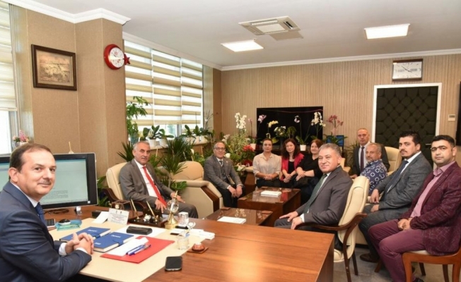 Türk Sağlık Sen Genel Başkan Yardımcıları Manisa’da temaslarda bulundu