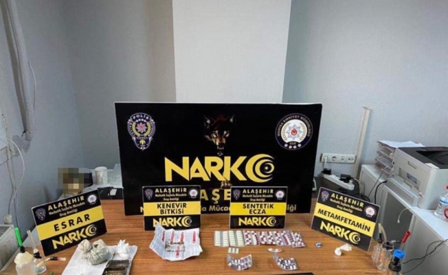 Alaşehir’de uyuşturucu operasyonu: 8 gözaltı