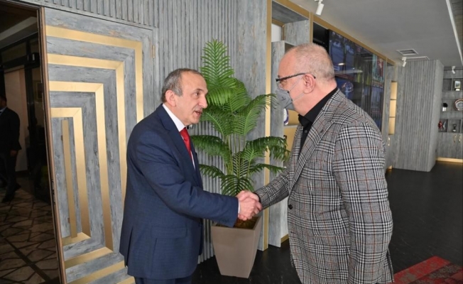Başkan Ergün’den Manisa TSO Başkanı Yılmaz’a tebrik