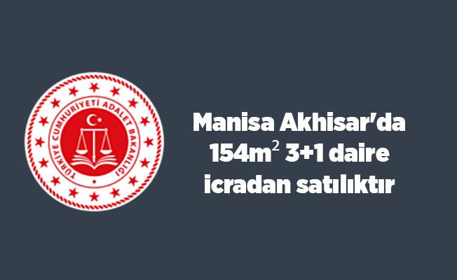 Manisa Akhisar'da 154m² 3+1 daire icradan satılıktır