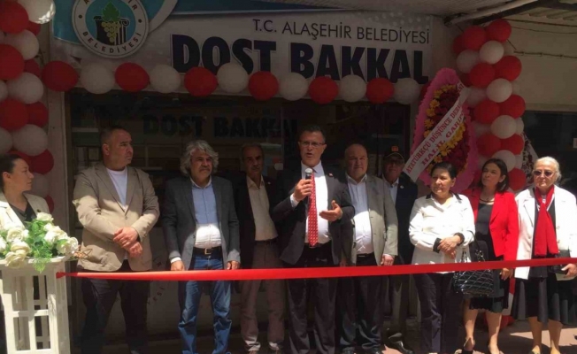Alaşehir’de ihtiyaç sahipleri için Dost Bakkal açıldı