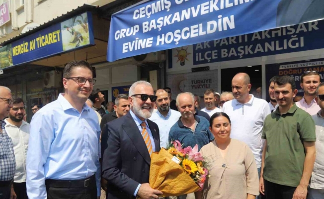 AK Parti Grup Başkanvekili Yenişehirlioğlu, kaza sonrası ilk ziyaretini Akhisar’a yaptı