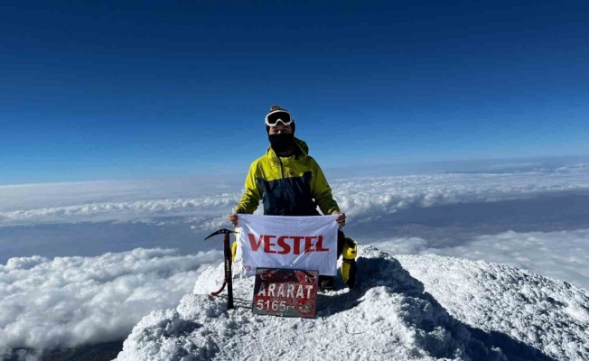 Vestel çalışanının ilk solo tırmanışı Ağrı Dağı’na