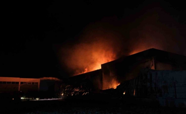 Manisa’daki fabrika yangını kontrol altına alındı
