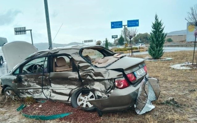 Kırkağaç’ta trafik kazası: 1 ölü