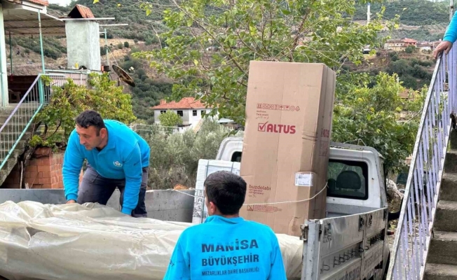 Manisa Büyükşehir Belediyesi Bulut ailesine yardım elini uzattı