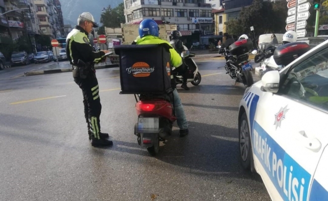 Manisa’da 279 motosiklet sürücüsüne ceza