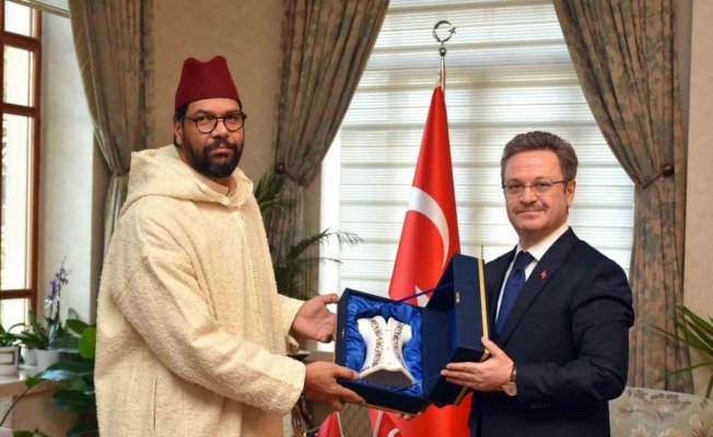 Fas İstanbul Başkonsolosu Mehdi Erramı, Vali Ünlü’yü ziyaret etti