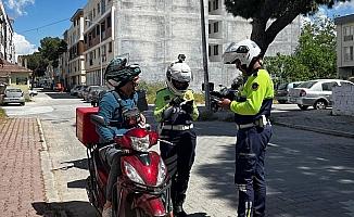 Manisa’da jandarmadan motosiklet denetimi